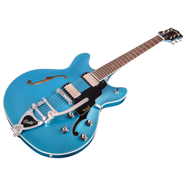 Guild Starfire I DC with Guild Vibrato Tailpiece Pelham Blue